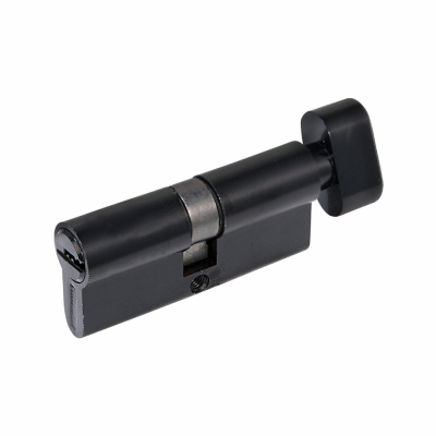 Цилиндровый механизм Palladium, ZN 70 C BK, черный с вертушкой купить в отделе магазина Экономстрой