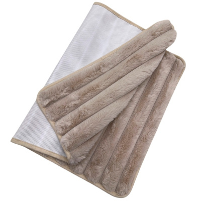 Коврик плюшевый My Bunny Волны, бежевый, 50х80 см купить в отделе магазина Экономстрой