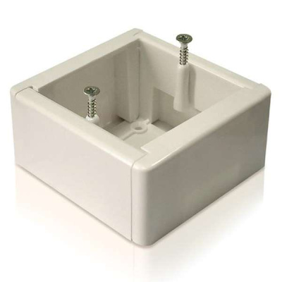 Коробка установочная для кабель-каналов Тусо RUVinil (IP40) 65021, 88х88х44 мм