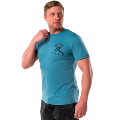 Футболка мужская 103ХГ3370П, пепел, р. 56