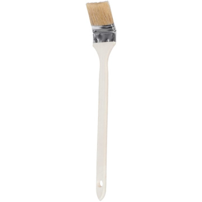 Кисть радиаторная РемоКолор, натуральная щетина, деревянная ручка, 75 мм