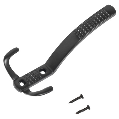 Крючок-вешалка трёхрожковый StahlBuro 212 A BL, матовый черный купить в отделе магазина Экономстрой