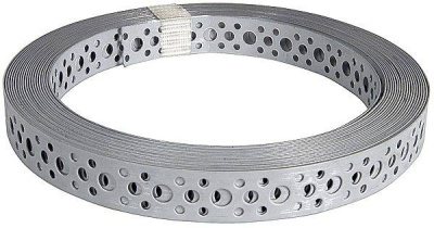 Лента монтажная оцинкованная перфорированная ТМ7 20х0,5 мм (10 м) 444252 купить в отделе магазина Экономстрой