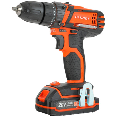 Аккумуляторная дрель-шуруповерт Patriot BR 201UES 180201201, 20 В (2 Ач) купить в отделе магазина Экономстрой