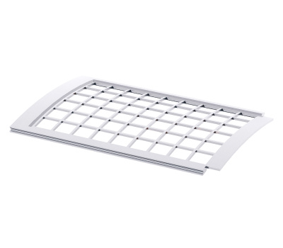 Решетка желоба защитная Технониколь ПВХ 0,6 м, белая купить в отделе магазина Экономстрой