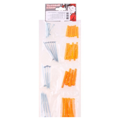 Набор дюбелей с саморезами №2 (40 шт) купить в отделе магазина Экономстрой