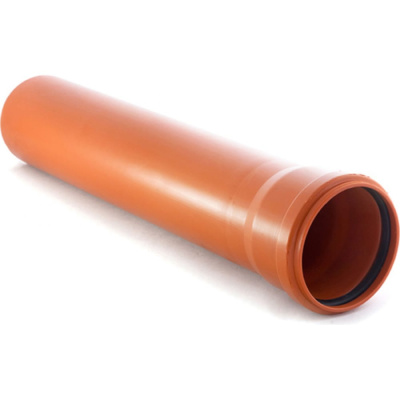 Труба ПП 160х4,9 мм, 2 м красный 11219 купить в отделе магазина Экономстрой