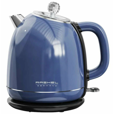 Чайник электрический RasheL, 1,7 л, 1800 Вт, синий, R-471-17 купить в отделе магазина Экономстрой