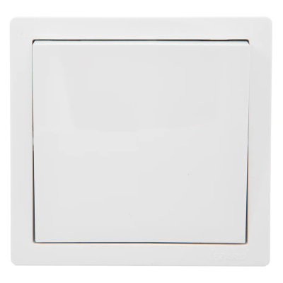 Выключатель 1- клавишный  Lezard Leto, белый