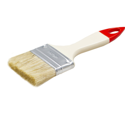 Кисть флейцевая Акор КФ Столичная, натуральная щетина, светлая, 50 мм купить в отделе магазина Экономстрой