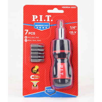 Набор бит с рукояткой P.I.T. (HSDR04-0007) купить в отделе магазина Экономстрой