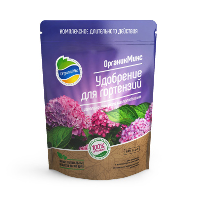 Удобрение ОрганикМикс для гортензий 800 г