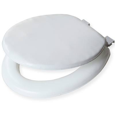 Сиденье для унитаза Океан, мягкое, без рисунка, цвет белый купить в отделе магазина Экономстрой