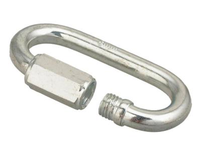 Карабин винтовой, белый цинк, 8 мм купить в отделе магазина Экономстрой