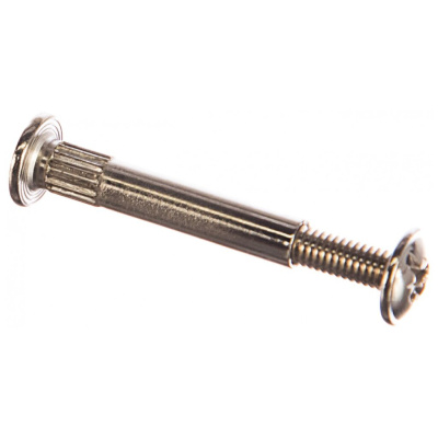 Стяжка мебельная, межсекционная 5x27 мм, никель 4 шт купить в отделе магазина Экономстрой