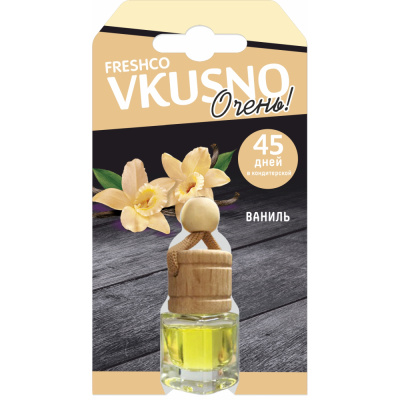 Ароматизатор подвесной флакон Vkusno, ваниль купить в отделе магазина Экономстрой