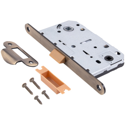 Защёлка врезная с фиксацией Code Deco, 5300-P-WC-AB, бронза купить в отделе магазина Экономстрой