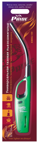 Зажигалка универсальная Pride EBBQ-100 Matt Color Flexible 82112 купить в отделе Зажигалки бытовые магазина Экономстрой