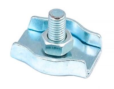 Зажим троса Стройбат Simplex, белый цинк, 3 мм (2 шт) купить в отделе магазина Экономстрой