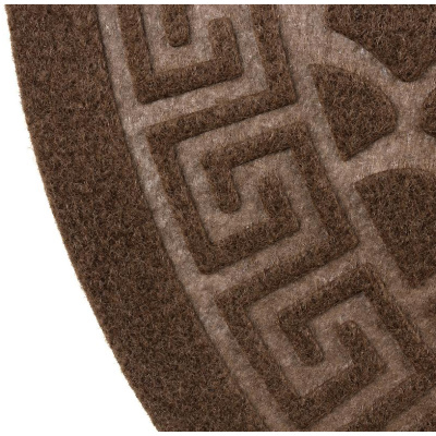 Коврик влаговпитывающий Прест Афина, 40х60 см, коричневый, полукруг купить в отделе магазина Экономстрой