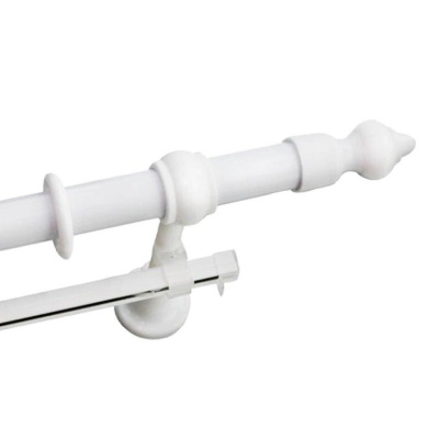 Карниз круглый Эд-12, металлопластик, белый, 3 м купить в отделе магазина Экономстрой