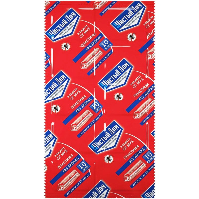 Пластины от мух без запаха Чистый дом, 10 шт купить в отделе магазина Экономстрой