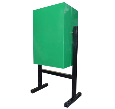 Урна металлическая прямоугольная на двух опорах 25 л УН-21 купить в отделе магазина Экономстрой