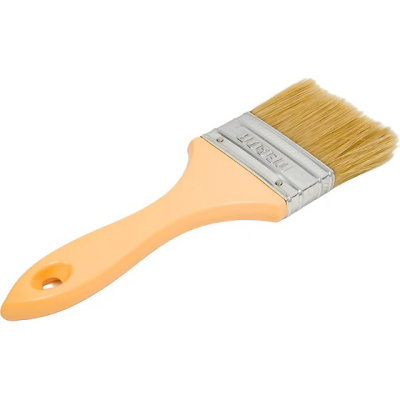 Кисть плоская светлая Decor, смешанная щетина, пластиковая ручка, 65х14 мм купить в отделе магазина Экономстрой