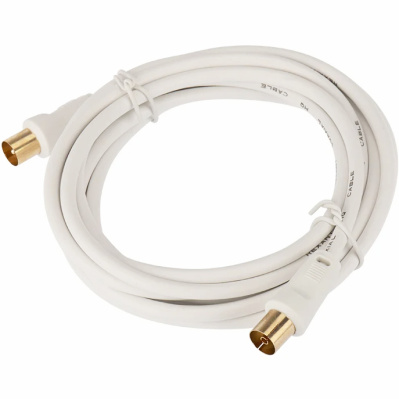 Антенный удлинитель 3c2v (белый), 3 м, штекер-гнездо купить в отделе магазина Экономстрой