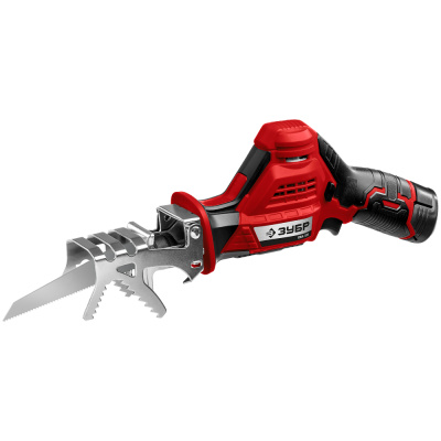 Пила сабельная Зубр Мастер СПЛ-125-21, 12 В, 1 АКБ (2 Ач) купить в отделе магазина Экономстрой