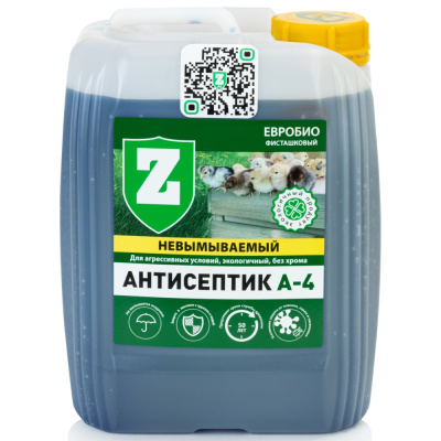 Антисептик Зелест Евробио готовый состав, невымываемый, фисташковый, 5 кг