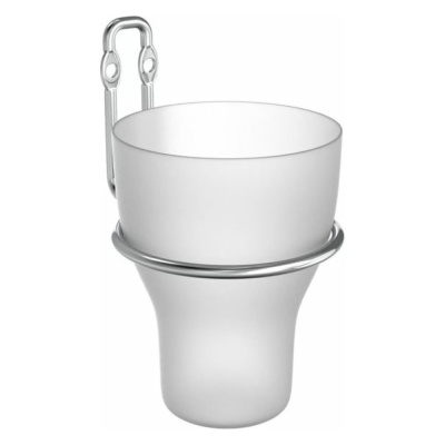 Стакан для зубных щеток Fora "Fresh", с держателем, хром купить в отделе магазина Экономстрой