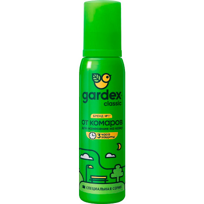 Спрей от комаров Gardex Classic, 100 мл