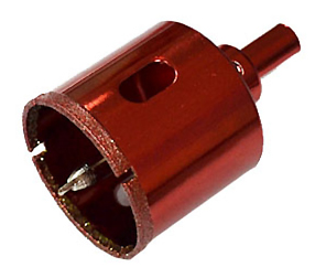 Коронка алмазная с центрирующим сверлом по керамограниту и керамике 45 мм, Hardcore, 154045 купить в отделе магазина Экономстрой