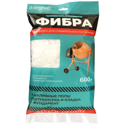 Фиброволокно полипропиленовое Cemmix "Cemfibra", 600 г купить в отделе магазина Экономстрой