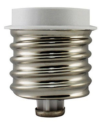 Переходник с цоколя Е27 на E40 (Лампа Е27 в патрон Е40) купить в отделе магазина Экономстрой