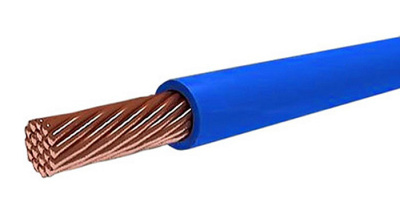 Провод  медный ПУГВ 1х6 голубой (ПВ-3) купить в отделе магазина Экономстрой