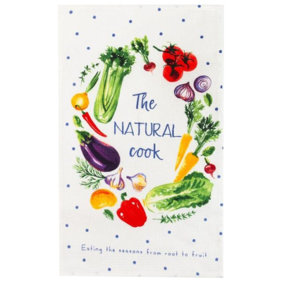 Полотенце вафля Доляна, &quot;The natural cook&quot;, 100% хлопок, 35х60 см