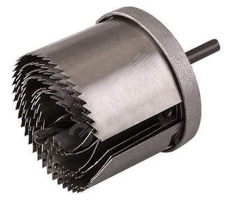 Пилы круговые с каленым зубом 2&quot; (26-63 мм; 7 предметов), MOS, 36730М