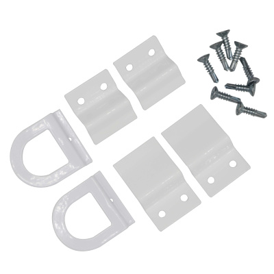 Набор креплений и ручек для москитной сетки, металл, белый купить в отделе магазина Экономстрой