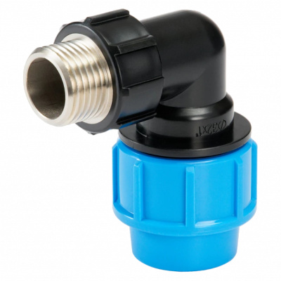 Отвод ПНД комбинированный с наружной латунной резьбой Джилекс 9163, 32х1" купить в отделе магазина Экономстрой