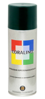 Краска аэрозольная акриловая Coralino CS6005 (зеленый мох; RAL 6005), 520 мл купить в отделе магазина Экономстрой