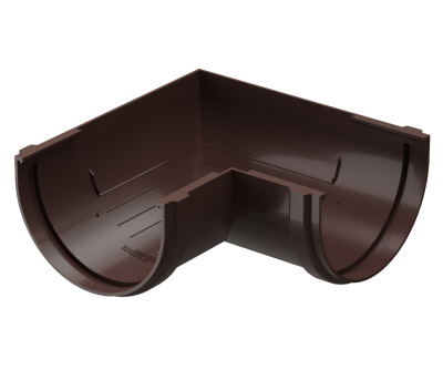 Угловой элемент желоба 90 универсальный (темно-коричневый) Docke PVTJ-1023