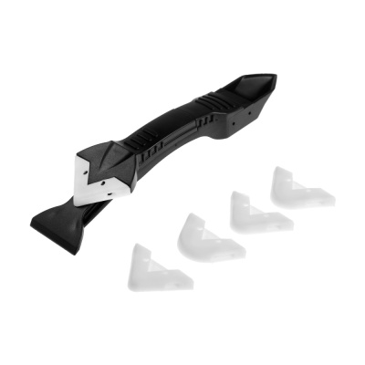 Шпатель-скребок для удаления/выравнивания герметика, 3 в 1, 5 насадок купить в отделе магазина Экономстрой