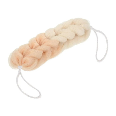 Мочалка-косичка Банные Штучки Гигант, кремовый, 31х6,5х6,5 см купить в отделе магазина Экономстрой