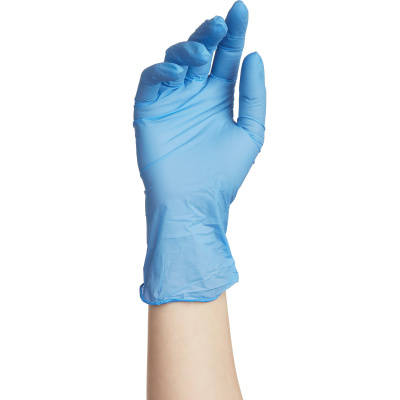 Медицинские перчатки mediOk, нитриловые, голубой, Blue Sky, L, 1 шт купить в отделе магазина Экономстрой