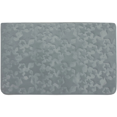 Коврик для ванной комнаты Fresh, Звезды, серый, 50x80 см