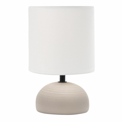 Светильник настольный с абажуром Leek LE TL MARLEY 01, 60 Вт, Е14, бежевый купить в отделе магазина Экономстрой