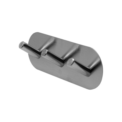 Крючок настенный, тройной, нержавеющая сталь купить в отделе магазина Экономстрой