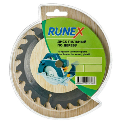 Пильный диск по дереву (230х32/30 мм; Z48) Runex, 551029